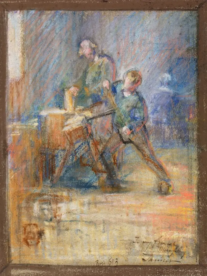 Den unge sabotören av Henry Ossawa Tanner