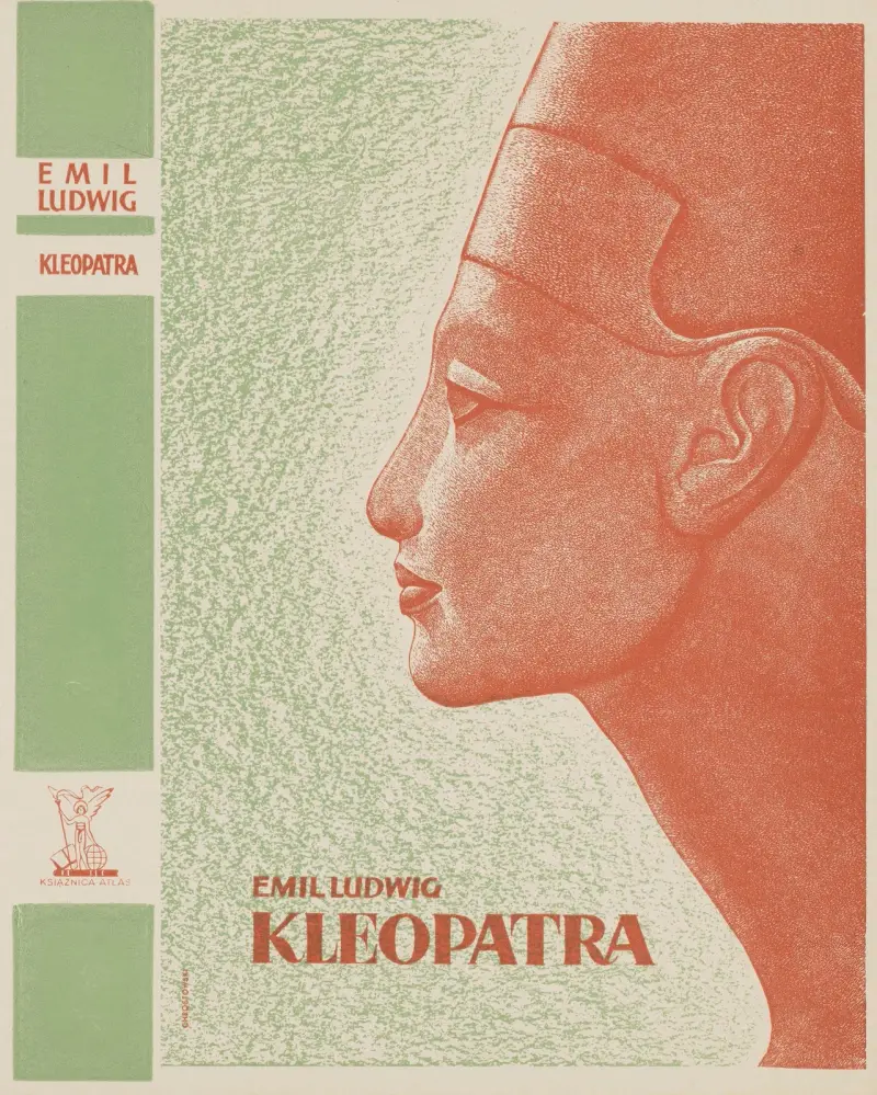 Omslag till boken Kleopatra. Życiorys Królowej av Emil Ludwig, 1939 – nr 3 av Stanisław Ostoja-Chrostowski