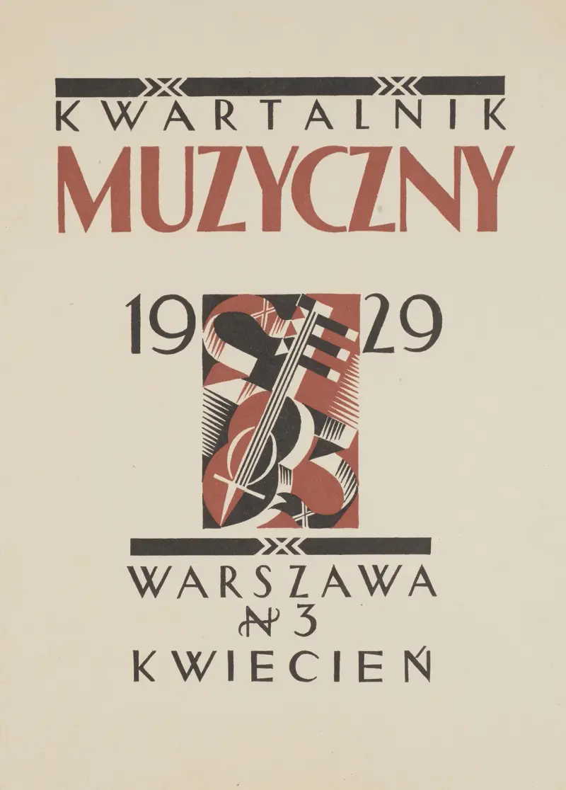 Okładka Kwartalnika Muzycznego av Stanisław Ostoja-Chrostowski