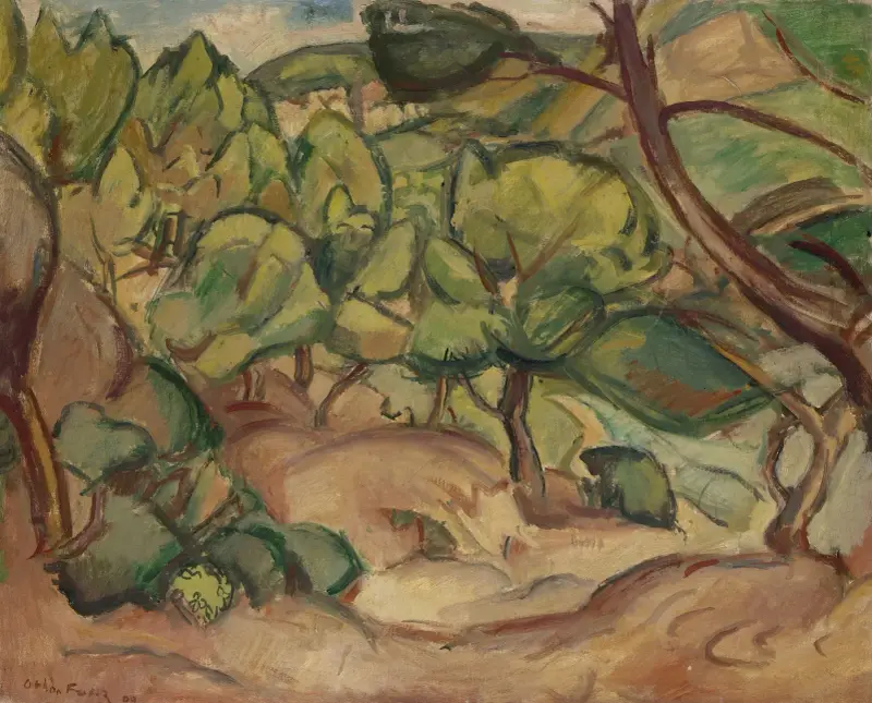 Bland tallarna av Emile Othon Friesz