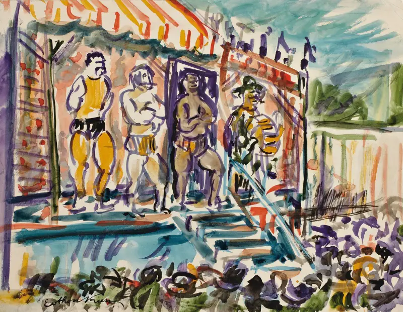 Skådespelet av Emile Othon Friesz