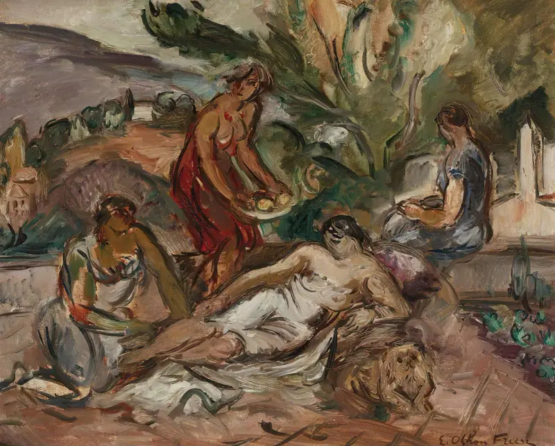 Kąpiące się kobiety, Emile Othon Friesz