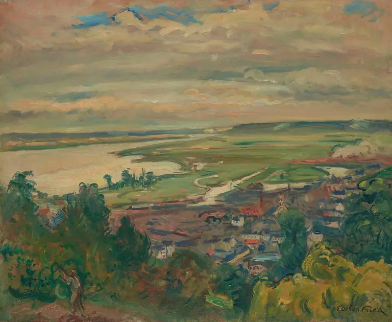 Mynningen vid Honfleur av Emile Othon Friesz