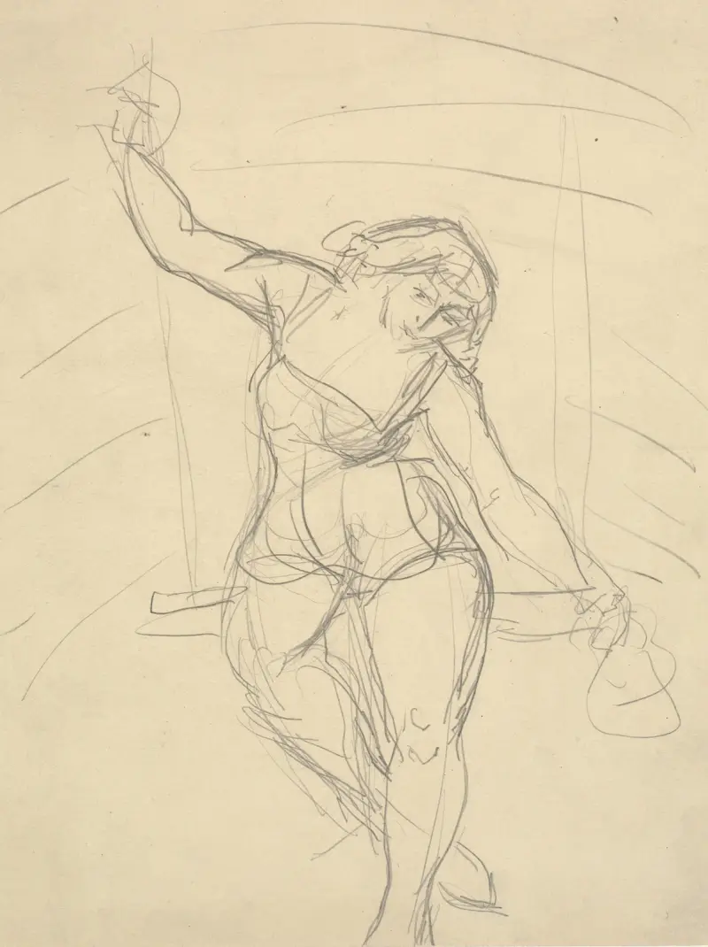 Par som omfamnar varandra av Emile Othon Friesz