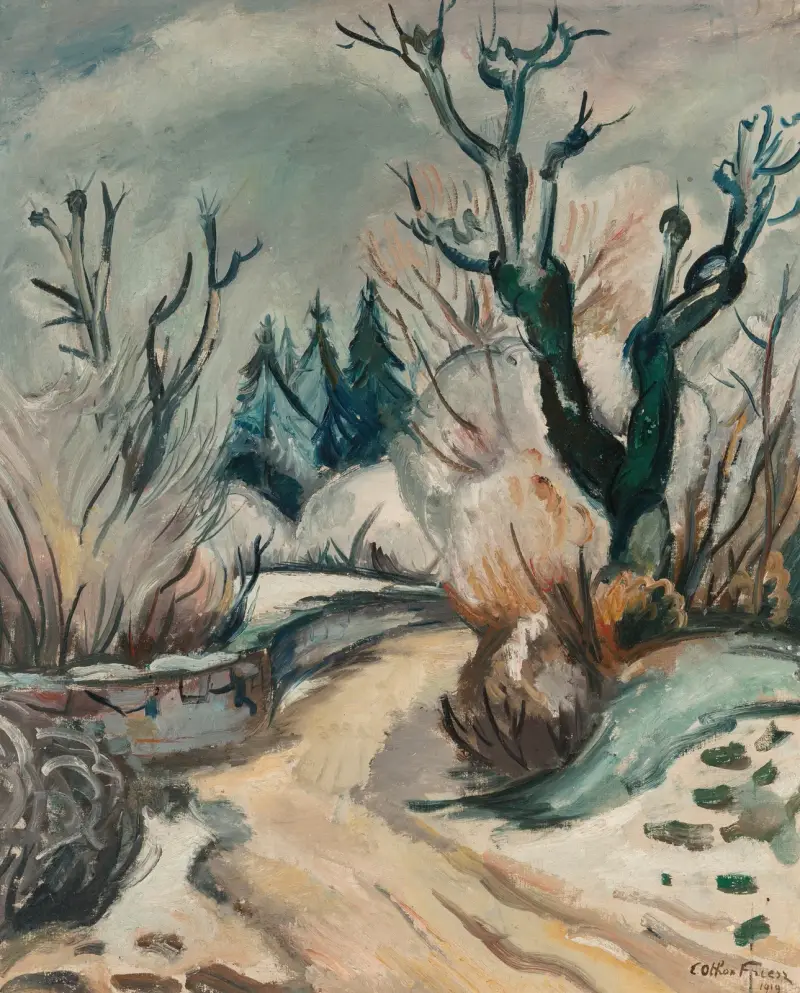 Snölandskap av Emile Othon Friesz
