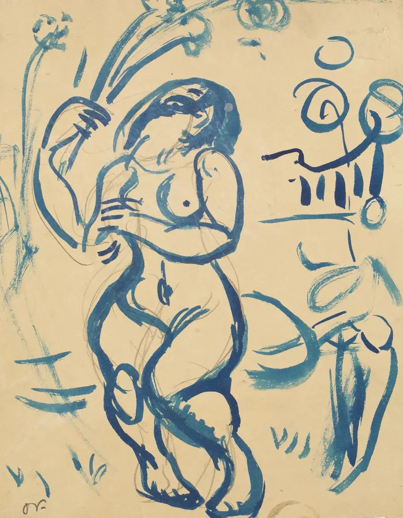 Stojící nahá žena, Emile Othon Friesz