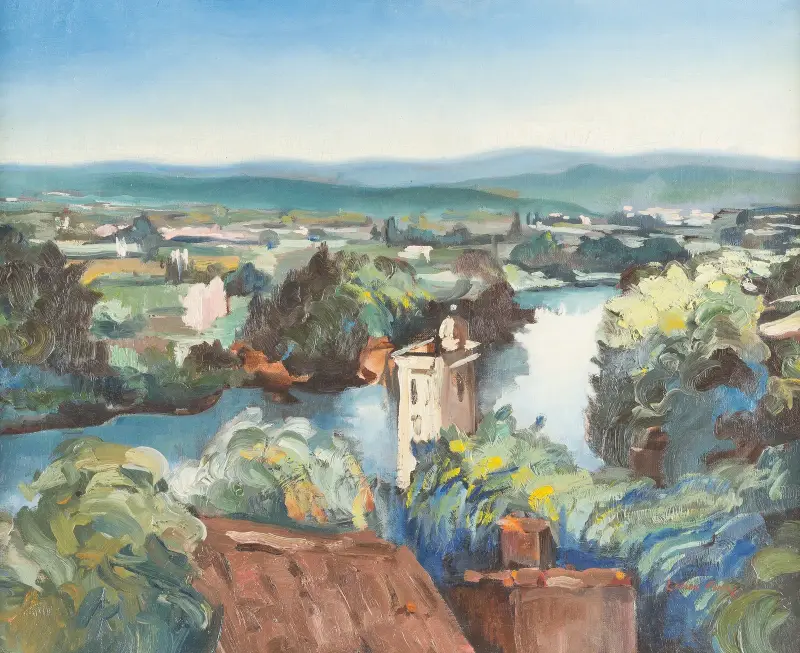 Utsikt mot horisonten av Emile Othon Friesz