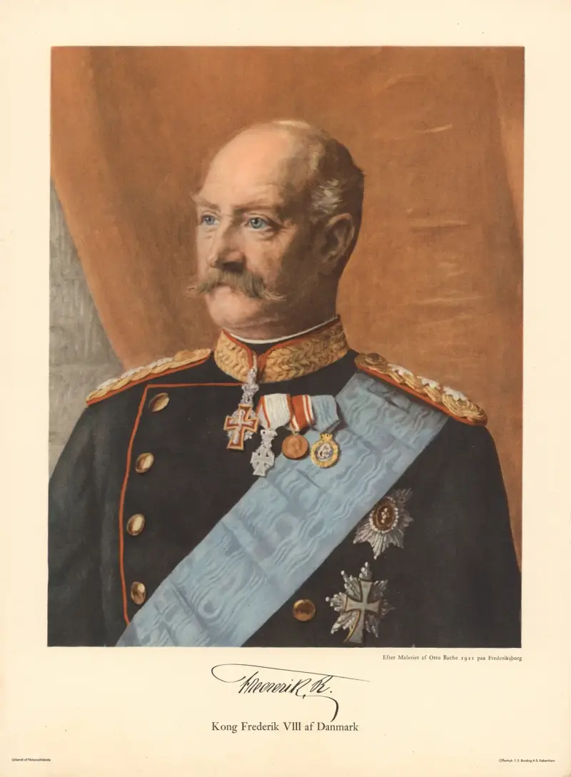 Kung Fredrik VIII av Danmark av Otto Bache