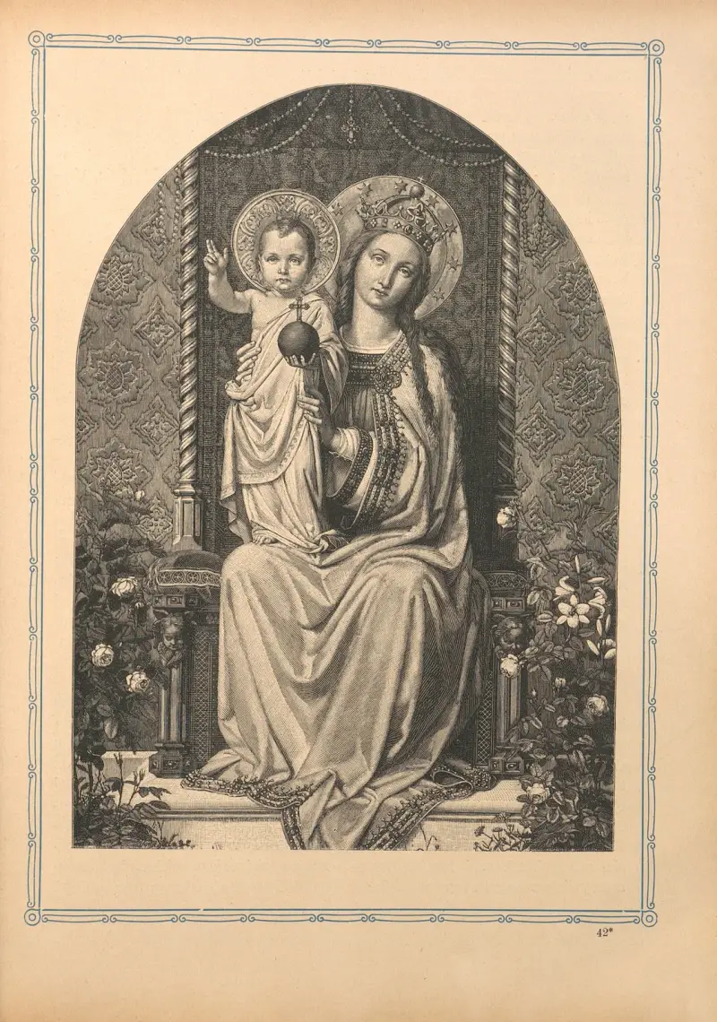 Maria mit dem Jesuskind von Otto Bitschnau