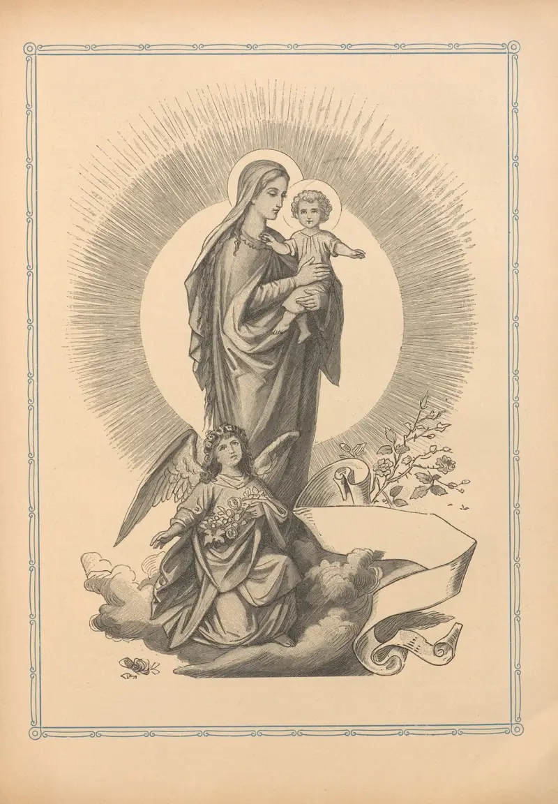 Maria mit dem Kind von Otto Bitschnau