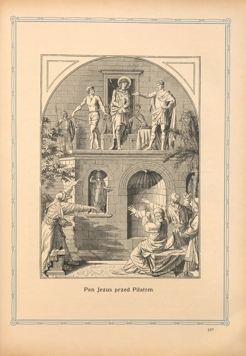 Herr Jesus vor Pilatus von Otto Bitschnau