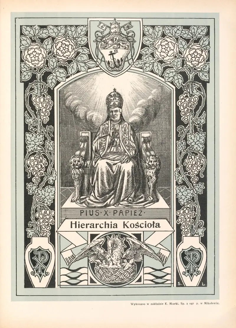 Pius X., Papst, Hierarchie der Kirche von Otto Bitschnau