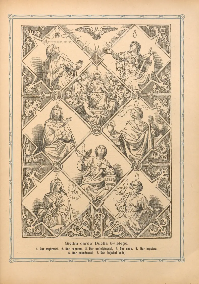Die sieben Gaben des Heiligen Geistes von Otto Bitschnau