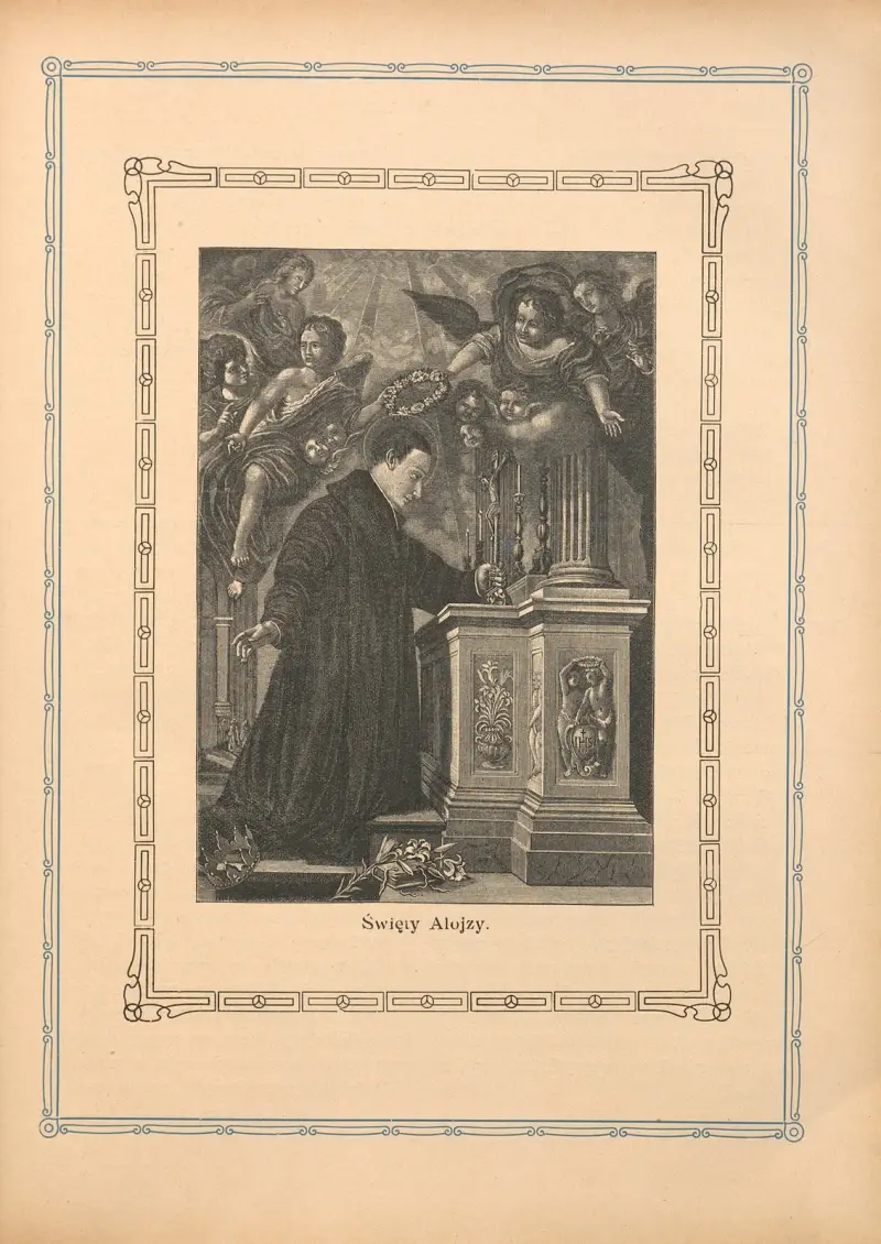 Der heilige Aloisius von Otto Bitschnau