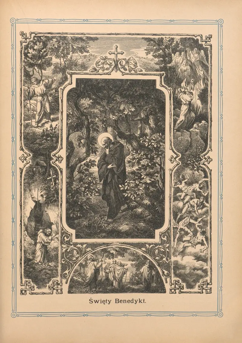 Heiliger Benedikt von Otto Bitschnau