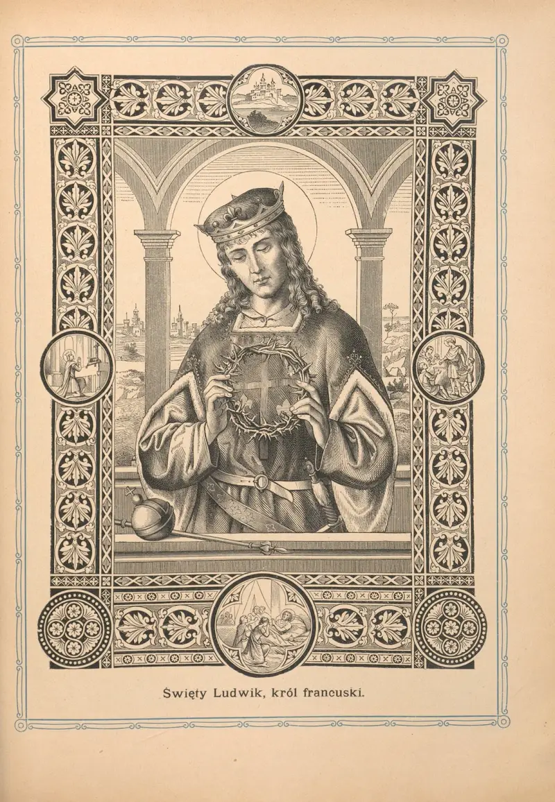 Der heilige Ludwig, König von Frankreich von Otto Bitschnau