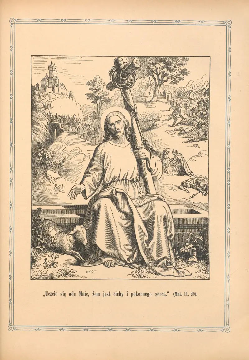 Lernt von mir, denn ich bin sanftmütig und von Herzen demütig, 1912 – Nr. 1 von Otto Bitschnau