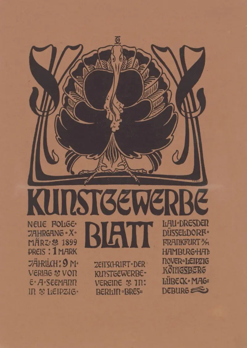 Kunstgewerbeblatt Neue Folge (März 1898), 1898 – Nr. 2 von Otto Eckmann