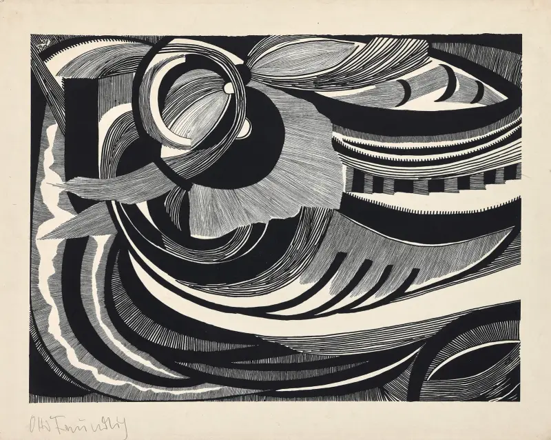 Die Zeichen Pl.3, Otto Freundlich