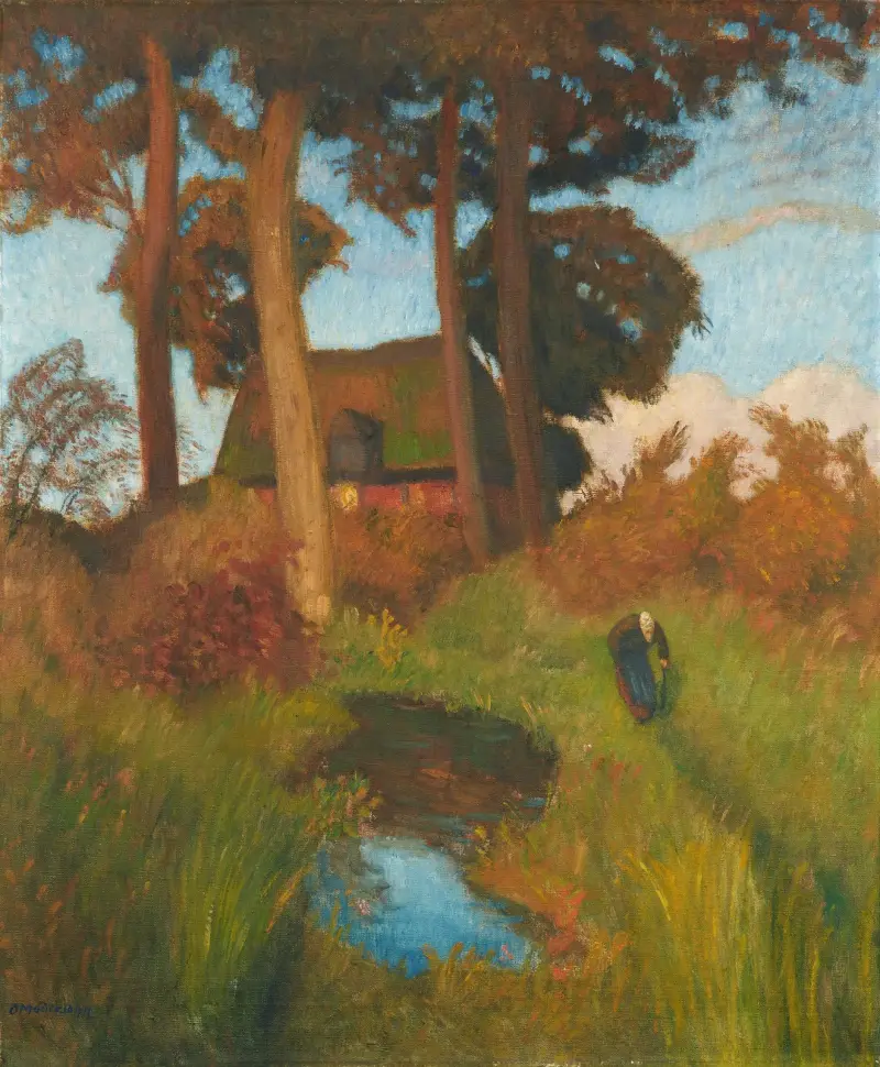 Das alte Haus von Otto Modersohn