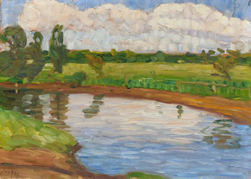 Die Wümme von Otto Modersohn