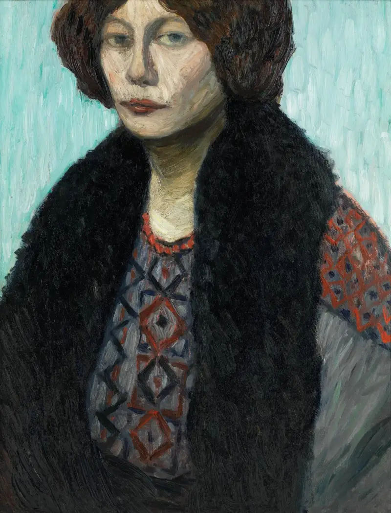 Porträt Louise Modersohn-Breling von Otto Modersohn