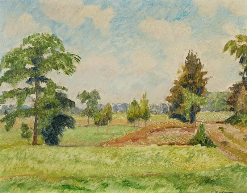 Sommer in den Feldern, 1926 – Nr. 1 von Otto Modersohn