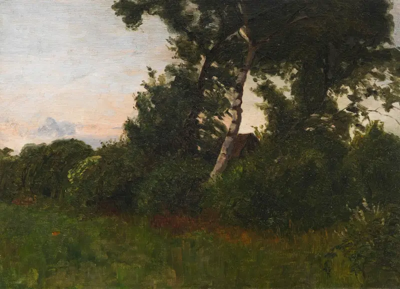 Sommerabend von Otto Modersohn