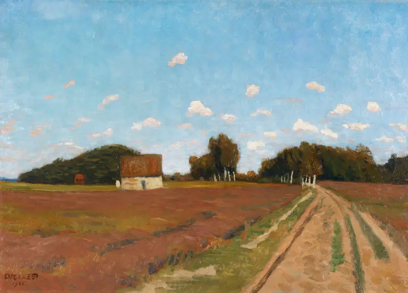 Sommertag bei Worpswede av Otto Modersohn