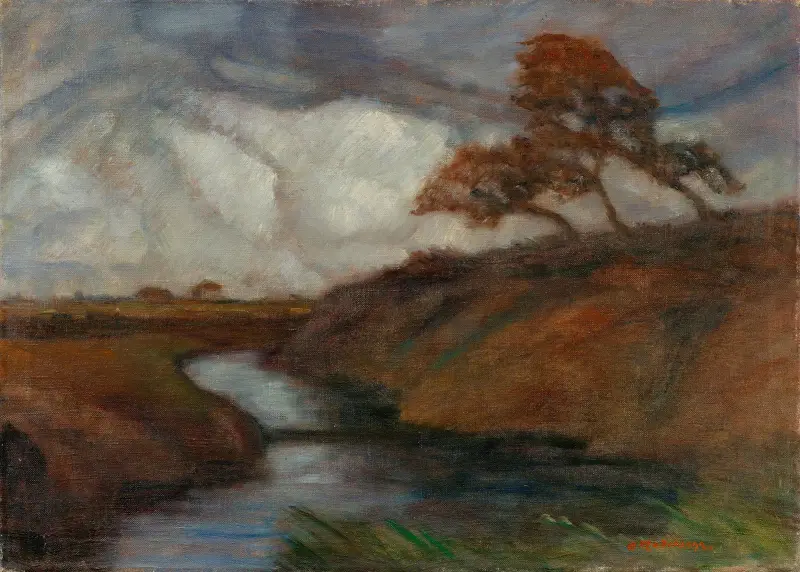 Sturm im Moor, 1930 von Otto Modersohn