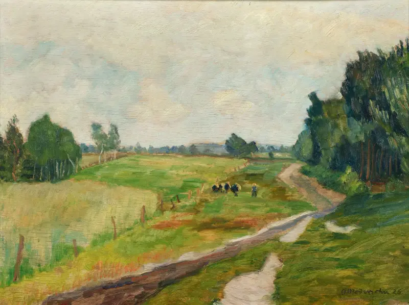 Weg an der Surheide von Otto Modersohn