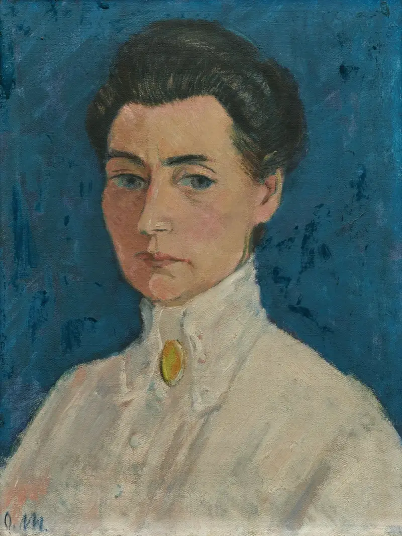 Frauenbildnis (Magdalena Helene Kallen) von Otto Mueller
