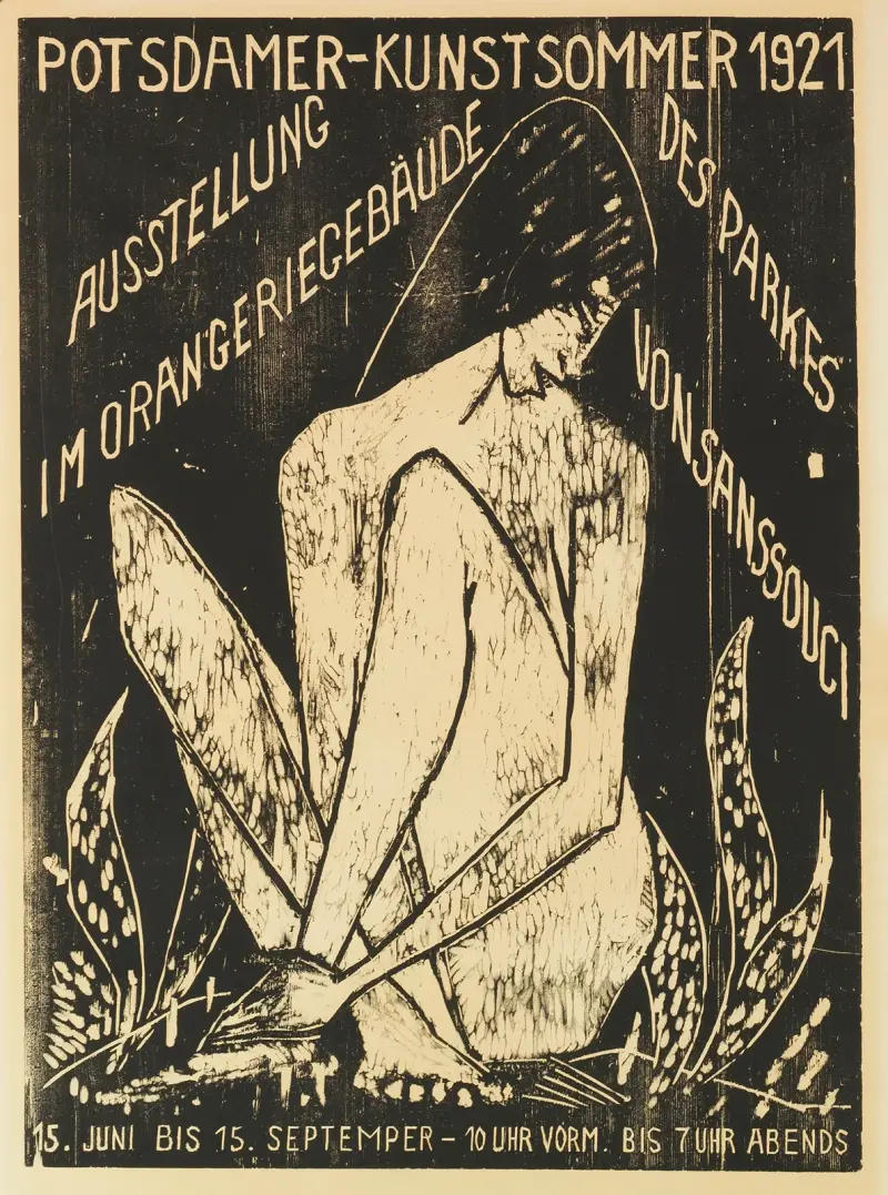 Große Sitzende von Otto Mueller