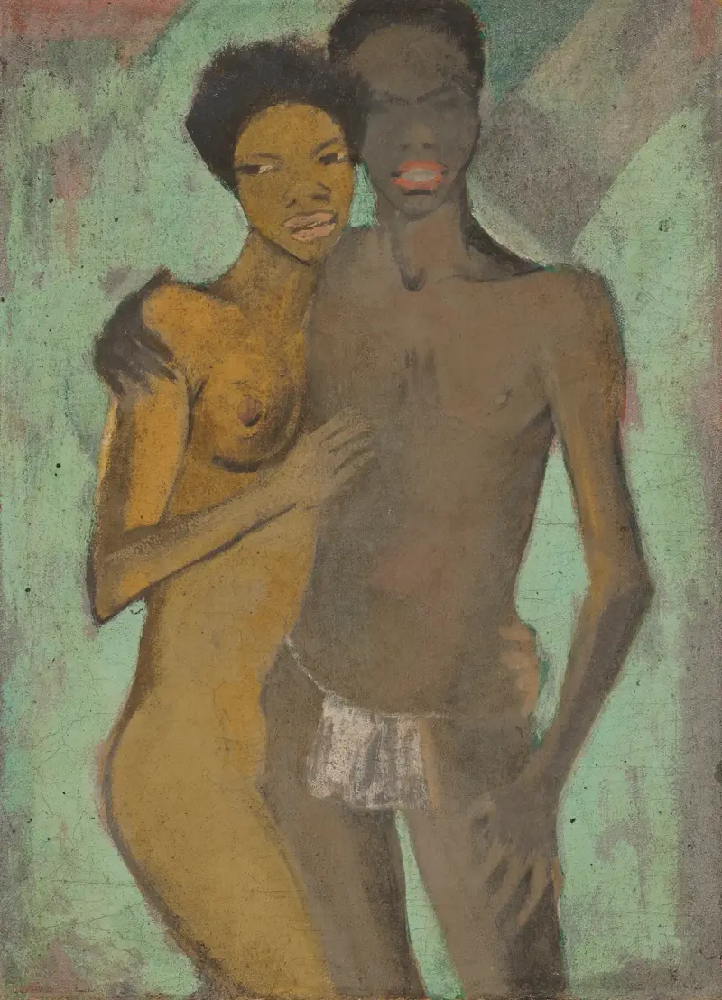 Kochankowie (Para artystów), Otto Mueller
