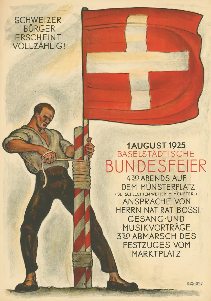 Święto federalne, 1925, Otto Plattner