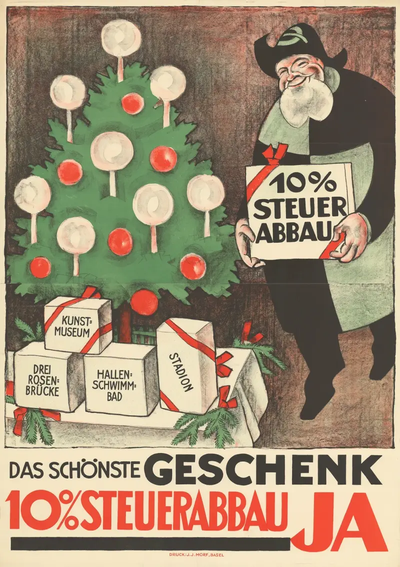 Das schönste Geschenk – 10% Steuerabbau – Ja av Otto Plattner