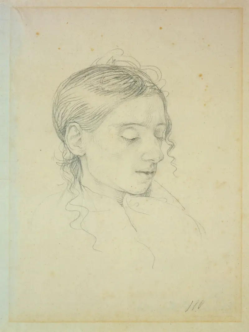 Kopfstudie der Sophia Sieveking av Philipp Otto Runge