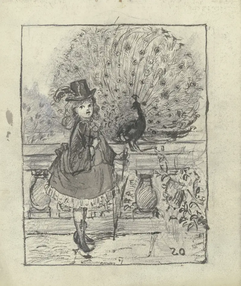 As proud as a peacock av Otto Scholderer