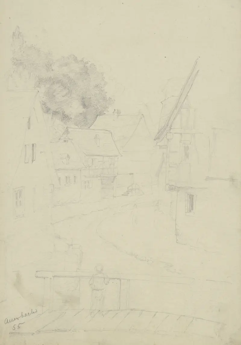 Bensheim-Auerbach von Otto Scholderer