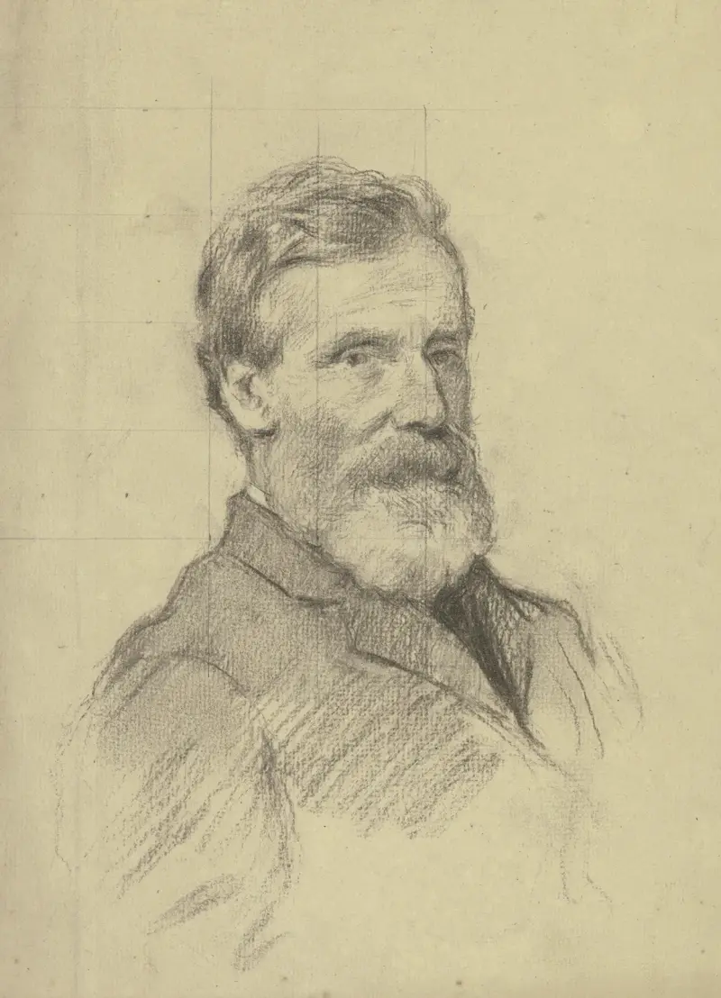 Bildnis Dr. George Bird von Otto Scholderer