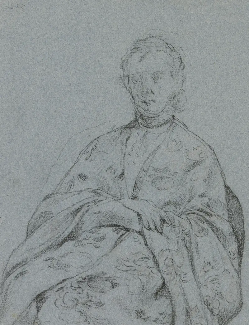 Bildnis Luise Scholderer, 1879 von Otto Scholderer