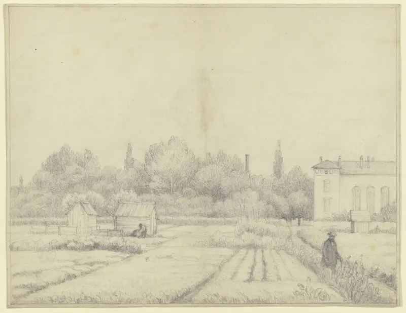 Flachsfeld in Neusalz an der Oder, 1886 – Nr. 1 von Otto Scholderer