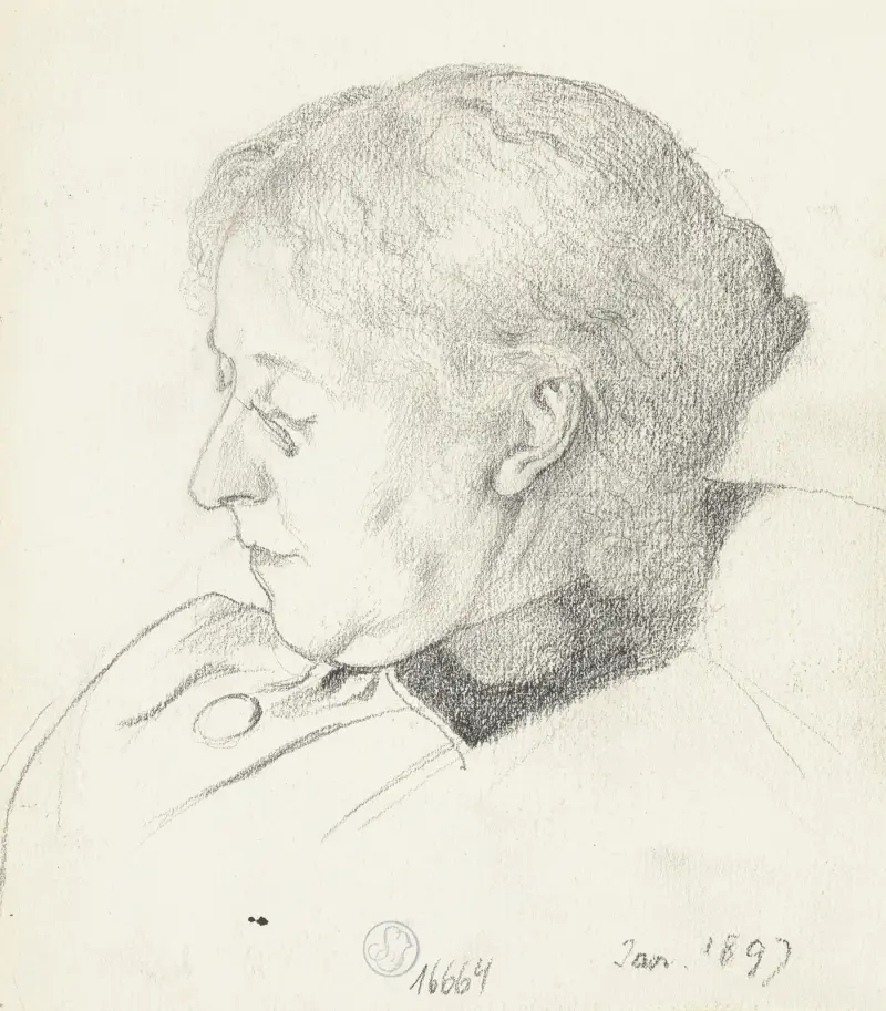Luise Scholderer, 1897 – Nr. 2 von Otto Scholderer