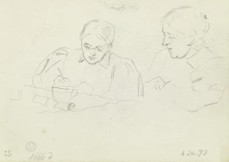 Luise Scholderer av Otto Scholderer