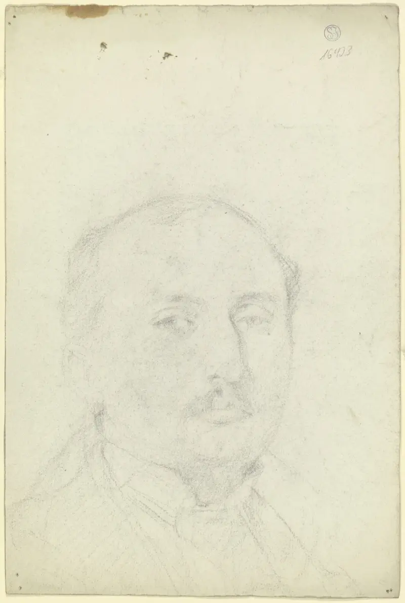 Bildnis eines Mannes von Otto Scholderer