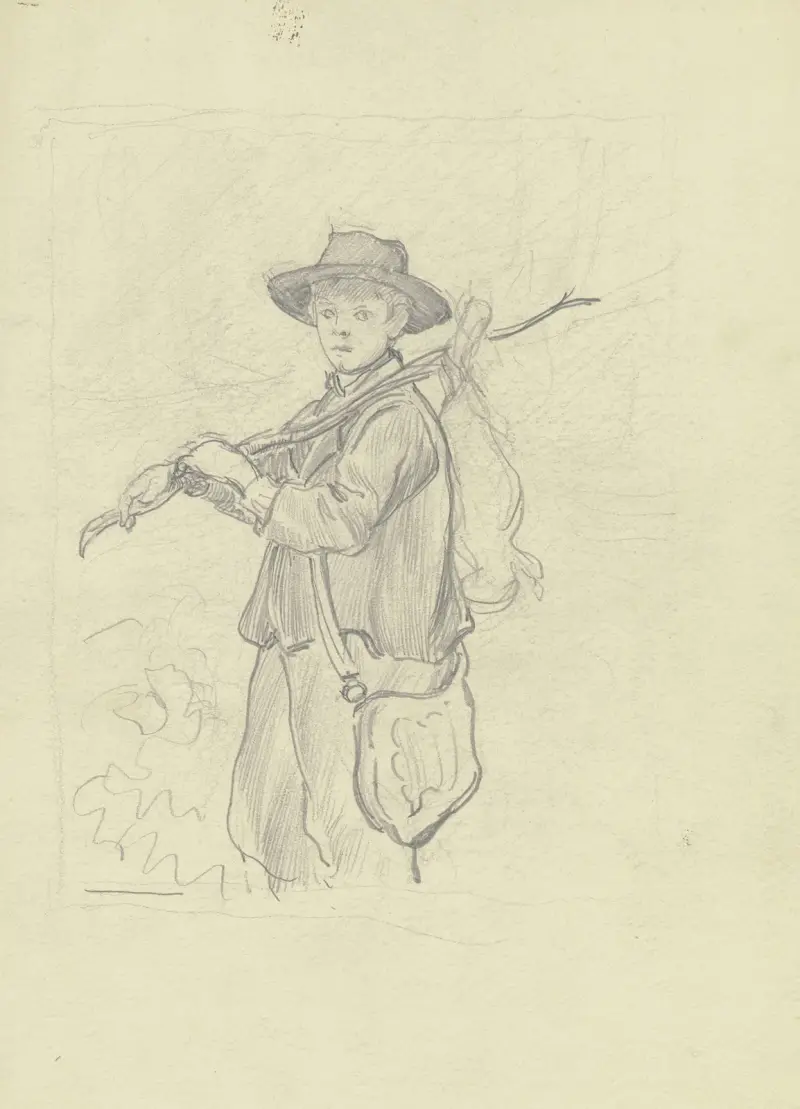Mladý hajný, Otto Scholderer
