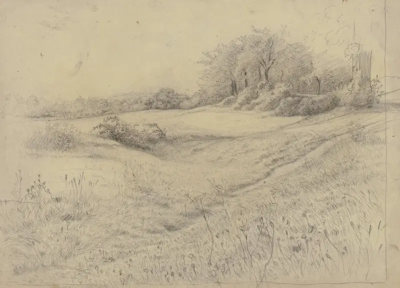 Krajobraz leśny pod Kronbergiem, 1867 – nr 1, Otto Scholderer