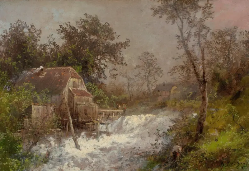 Starý mlýn, Hermann Ottomar Herzog