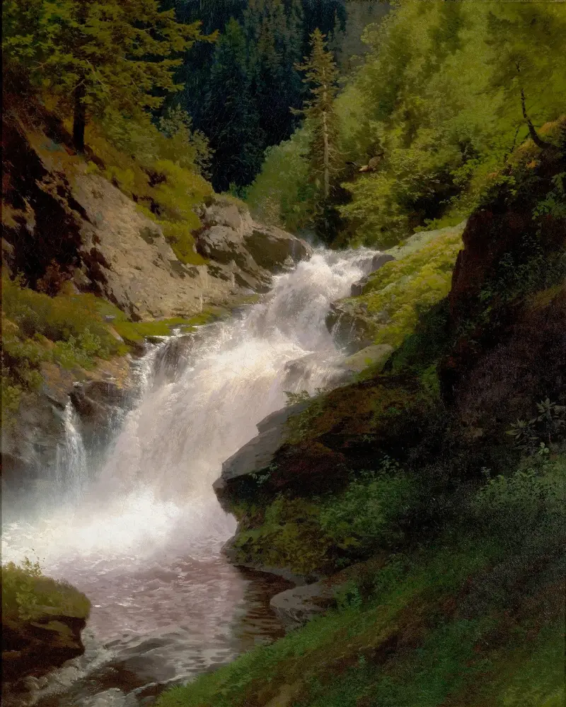 Winona Falls von Hermann Ottomar Herzog