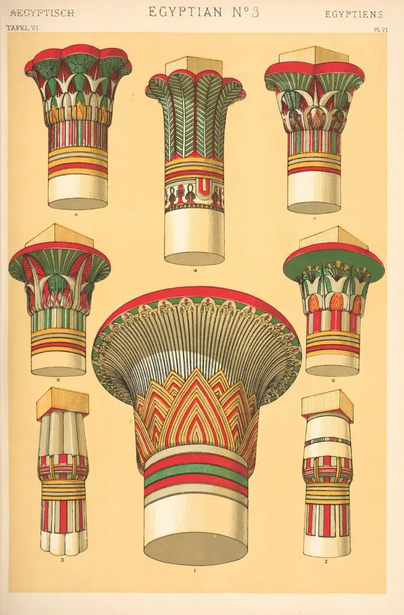 Egyptisk nr 3 av Owen Jones